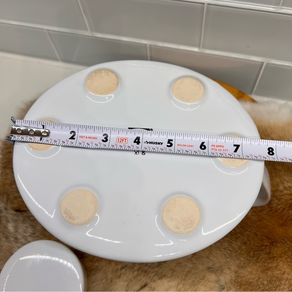 Vintage Ikea 1990’s White Minimalist Ceramic Teapot - VARME Discontinued Ikea - Picture 12 of 15